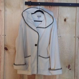 Hooded fleece women’s jacket